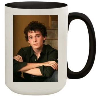 Anton Yelchin 15oz Colored Inner & Handle Mug