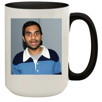 Aziz Ansari 15oz Colored Inner & Handle Mug