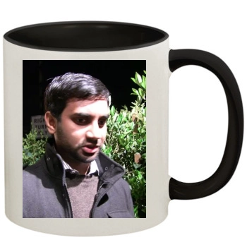 Aziz Ansari 11oz Colored Inner & Handle Mug