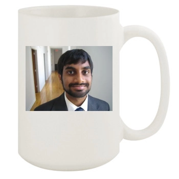 Aziz Ansari 15oz White Mug