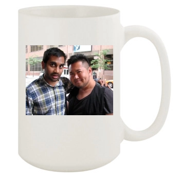 Aziz Ansari 15oz White Mug