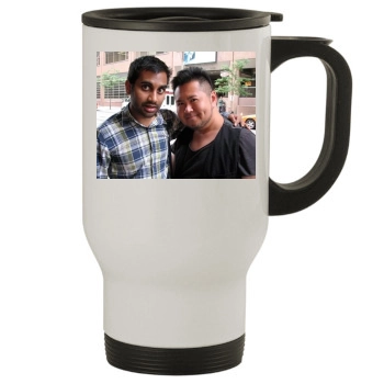 Aziz Ansari Stainless Steel Travel Mug