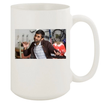 Aziz Ansari 15oz White Mug