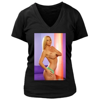 Heather Rene Smith Women's Deep V-Neck TShirt