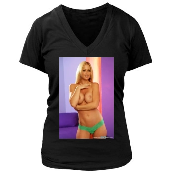 Heather Rene Smith Women's Deep V-Neck TShirt