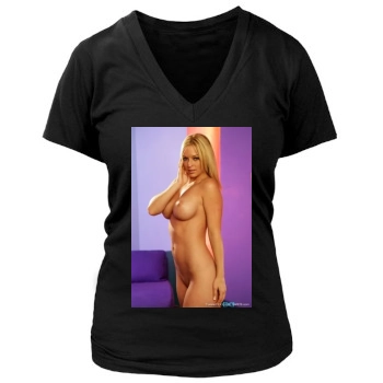 Heather Rene Smith Women's Deep V-Neck TShirt