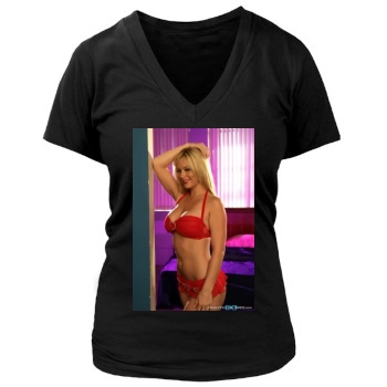 Heather Rene Smith Women's Deep V-Neck TShirt