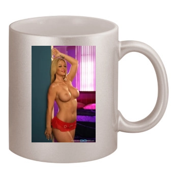 Heather Rene Smith 11oz Metallic Silver Mug