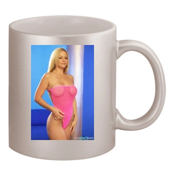 Heather Rene Smith 11oz Metallic Silver Mug