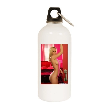 Heather Rene Smith White Water Bottle With Carabiner