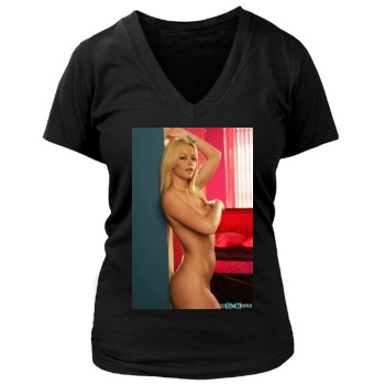 Heather Rene Smith Women's Deep V-Neck TShirt