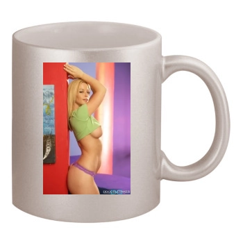 Heather Rene Smith 11oz Metallic Silver Mug