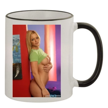 Heather Rene Smith 11oz Colored Rim & Handle Mug