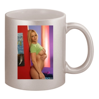 Heather Rene Smith 11oz Metallic Silver Mug