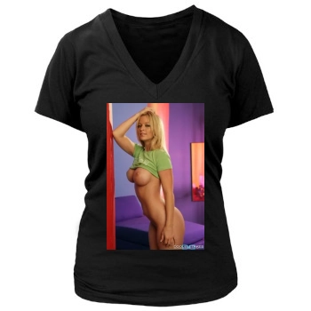 Heather Rene Smith Women's Deep V-Neck TShirt