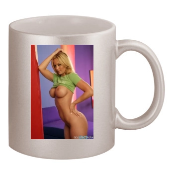 Heather Rene Smith 11oz Metallic Silver Mug