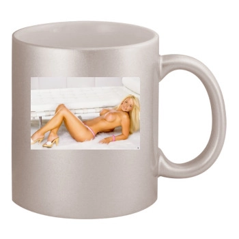 Heather Rene Smith 11oz Metallic Silver Mug