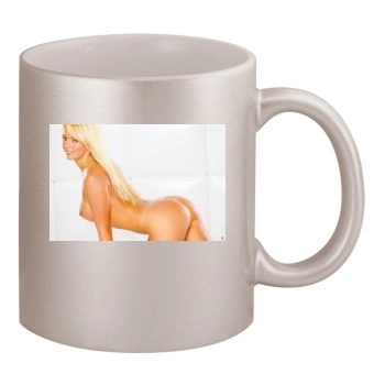 Heather Rene Smith 11oz Metallic Silver Mug