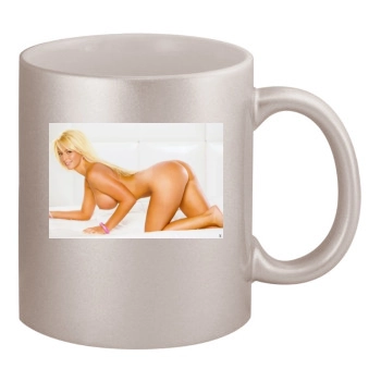 Heather Rene Smith 11oz Metallic Silver Mug