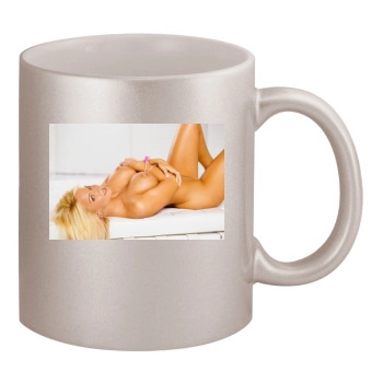 Heather Rene Smith 11oz Metallic Silver Mug