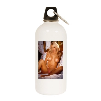 Heather Rene Smith White Water Bottle With Carabiner