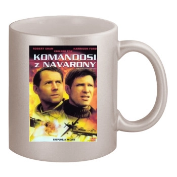 Force 10 From Navarone (1978) 11oz Metallic Silver Mug