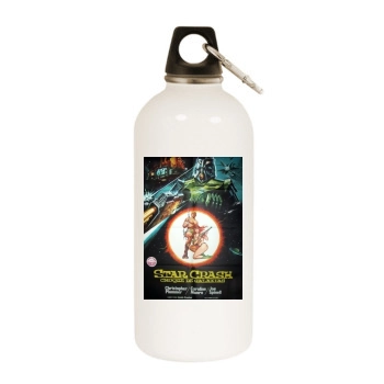 Starcrash (1978) White Water Bottle With Carabiner