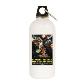 Starcrash (1978) White Water Bottle With Carabiner