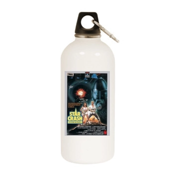 Starcrash (1978) White Water Bottle With Carabiner