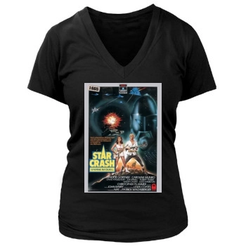 Starcrash (1978) Women's Deep V-Neck TShirt