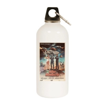 Starcrash (1978) White Water Bottle With Carabiner