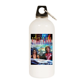 Starcrash (1978) White Water Bottle With Carabiner