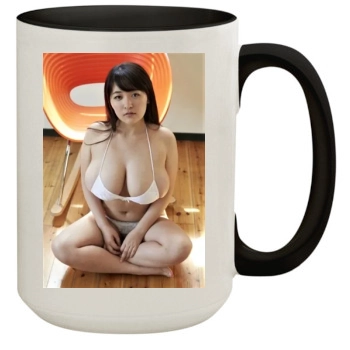 Saki Yanase 15oz Colored Inner & Handle Mug