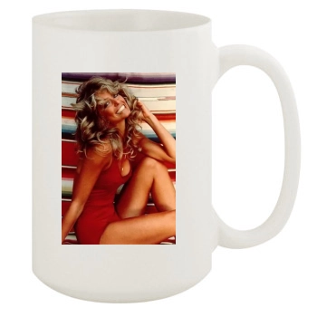 Farrah Fawcett 15oz White Mug