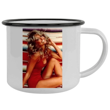 Farrah Fawcett Camping Mug