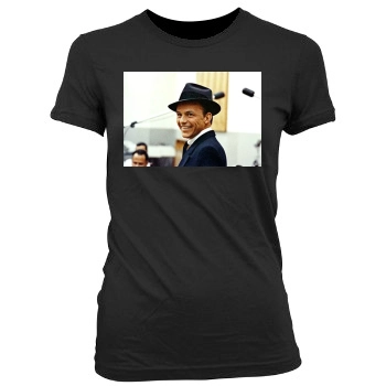 Frank Sinatra Women's Junior Cut Crewneck T-Shirt