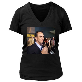 Hank Azaria Women's Deep V-Neck TShirt