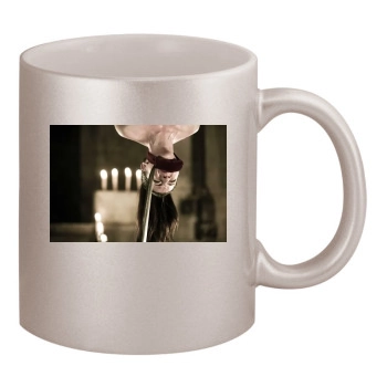 Heather Matarazzo 11oz Metallic Silver Mug