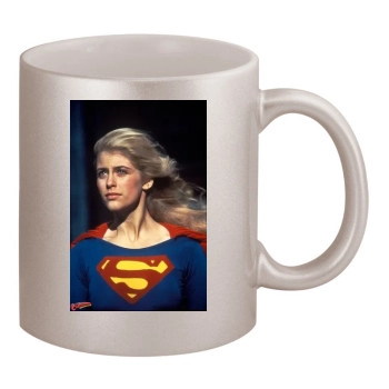 Helen Slater 11oz Metallic Silver Mug