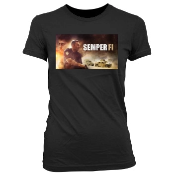 Semper Fi (2019) Women's Junior Cut Crewneck T-Shirt