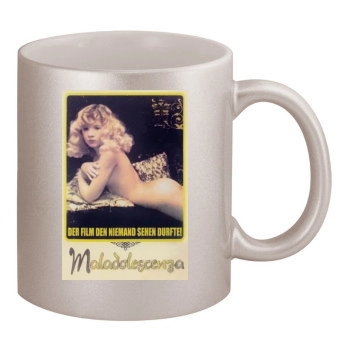 Spielen wir Liebe (1977) 11oz Metallic Silver Mug