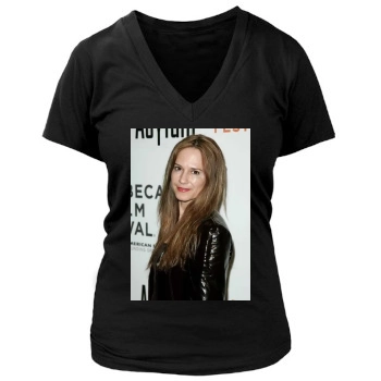 Holly Hunter Women's Deep V-Neck TShirt