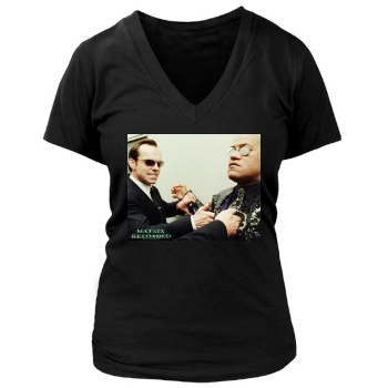 Hugo Weaving Women's Deep V-Neck TShirt