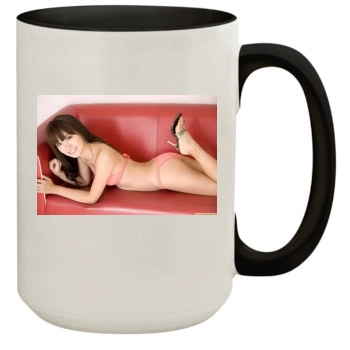 Azusa Yamamoto 15oz Colored Inner & Handle Mug