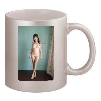 Azusa Yamamoto 11oz Metallic Silver Mug