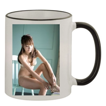 Azusa Yamamoto 11oz Colored Rim & Handle Mug