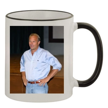 Kevin Costner 11oz Colored Rim & Handle Mug