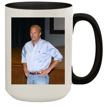 Kevin Costner 15oz Colored Inner & Handle Mug