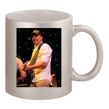 Kevin Costner 11oz Metallic Silver Mug