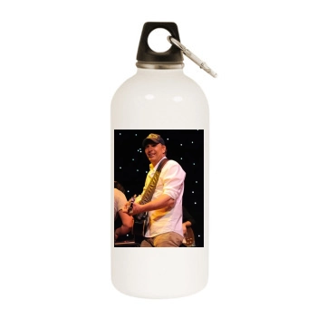 Kevin Costner White Water Bottle With Carabiner